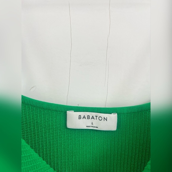 Aritzia Babaton Sculpt Dress (green) Size L LIKE NEW - Picture 2 of 3